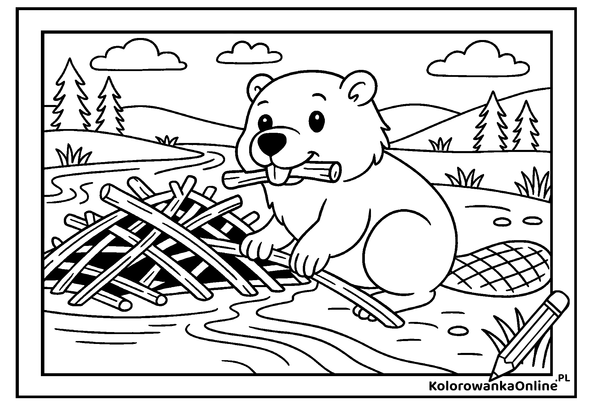 Kolorowanka Zwierz ta Kolorowanki Online Maluj Pobieraj I Drukuj 