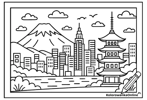 Kolorowanka online Tokio