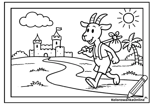 Kolorowanka online Koziołek Matołek